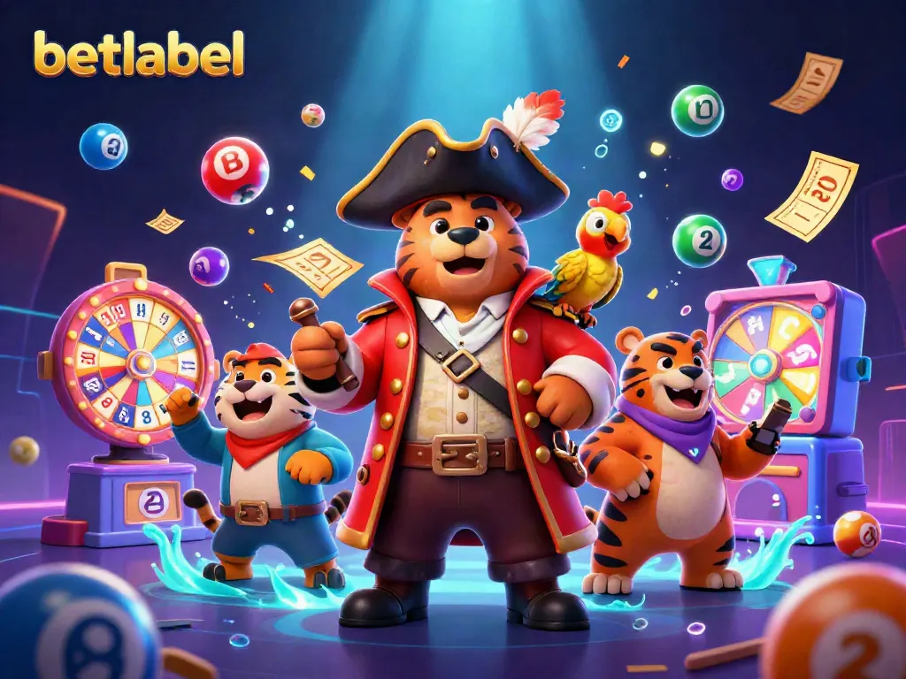Engage with betlabel's exciting gaming experience featuring a pirate themed illustration.